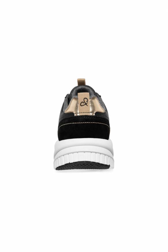 Soccx Leichter Sneaker mit Glitter-Design black VIP-Rabatte