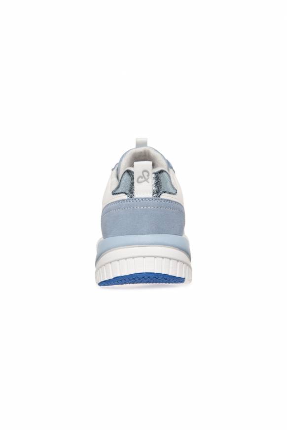 Soccx Leichter Sneaker mit Glitter-Design cool blue Tiefpreis