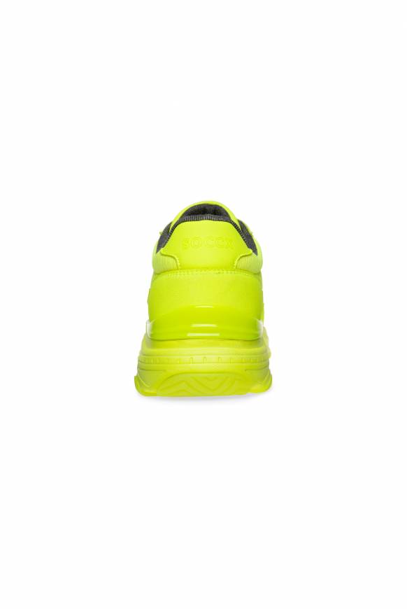 Soccx Fashion Sneaker im tonigen Materialmix neon lime Wochenangebot