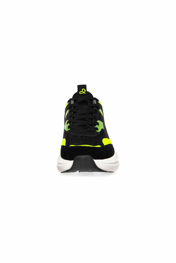 Soccx Sneaker im Materialmix mit Dip-Dye-Sohle black Begrenzte Freigabe