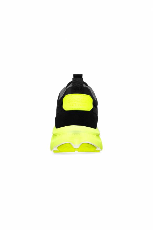 Soccx Sneaker im Materialmix mit Dip-Dye-Sohle black Begrenzte Freigabe