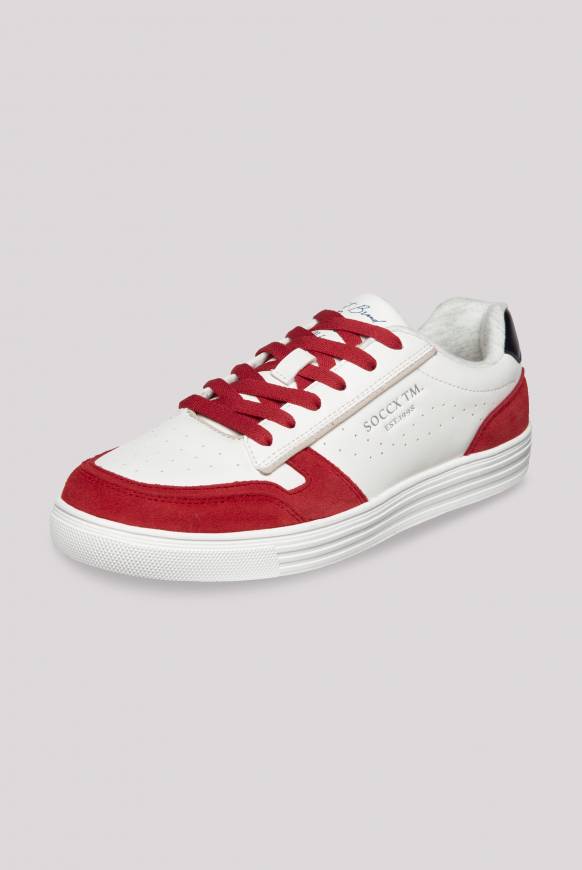 Soccx Retro Sneaker clear red/white Neueste Stile