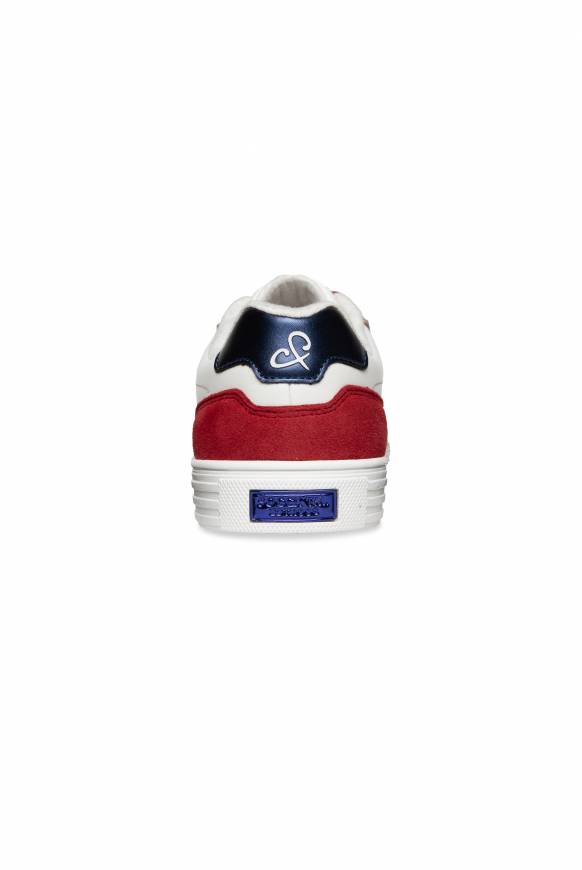 Soccx Retro Sneaker clear red/white Neueste Stile