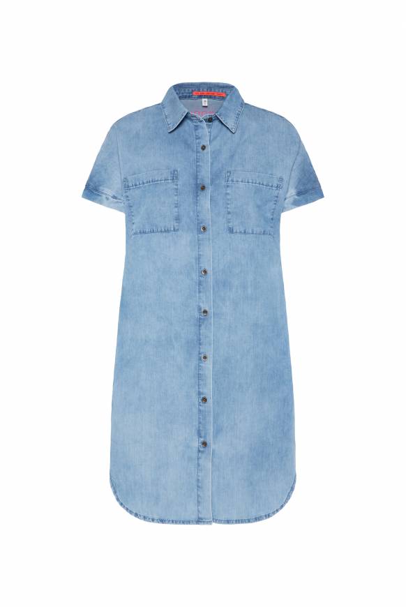 Soccx Kurzes Jeansblusenkleid mid blue wash XS Bis zu 50% Rabatt
