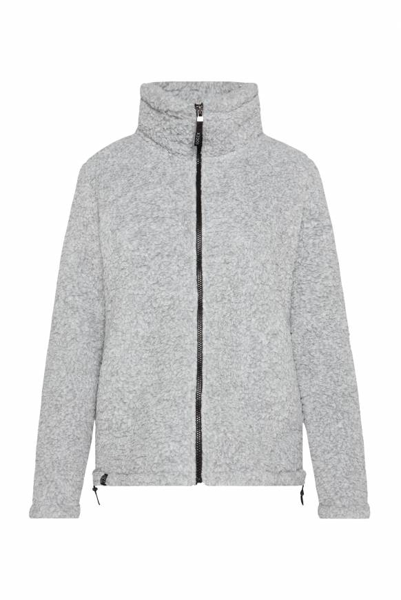 Soccx Sport-Jacke im Sherpa-Look grey melange Nur für heute