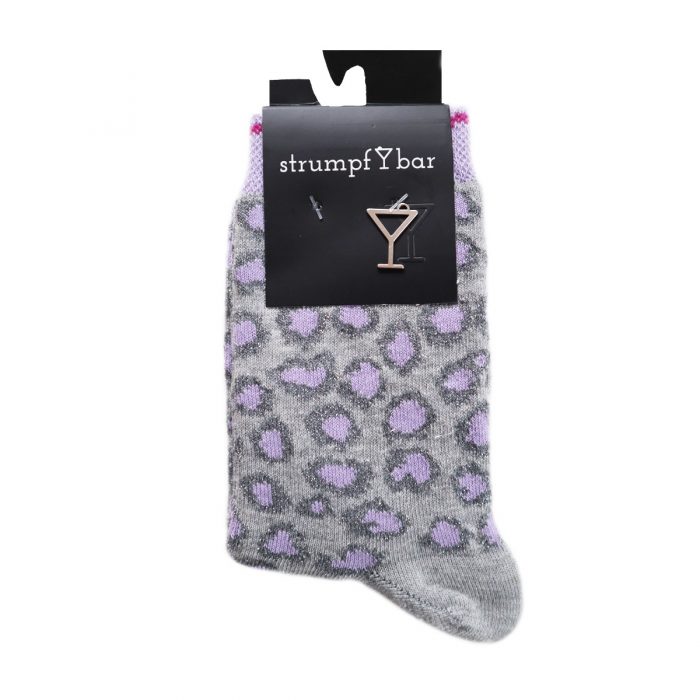 Strumpfbar Taiger Shot graumelange-lavendel Blitzangebot