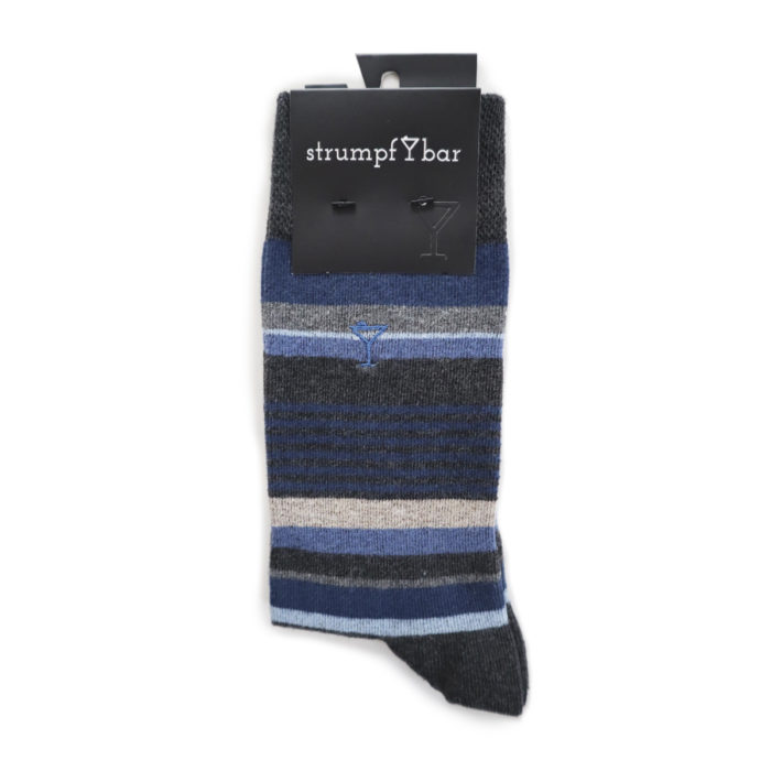 Strumpfbar Stripes on the Rocks anthrazit 50% Rabatt mit kostenlosem Versand