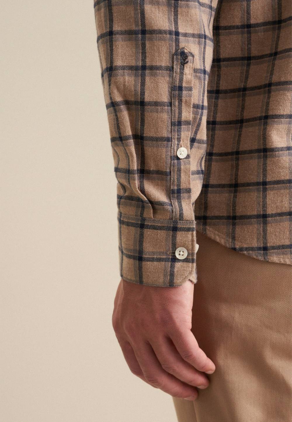 Studio Seidensticker Flanell Casual Hemd in Regular mit Button-Down-Kragen Super Rabatt