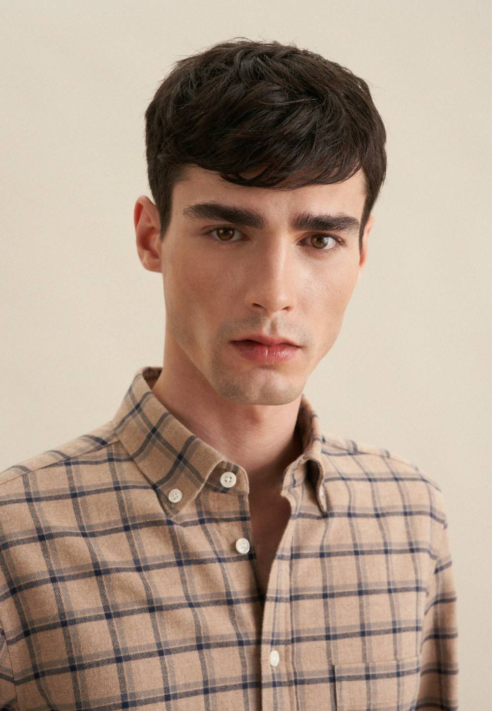 Studio Seidensticker Flanell Casual Hemd in Slim mit Button-Down-Kragen Clearance-Verkauf