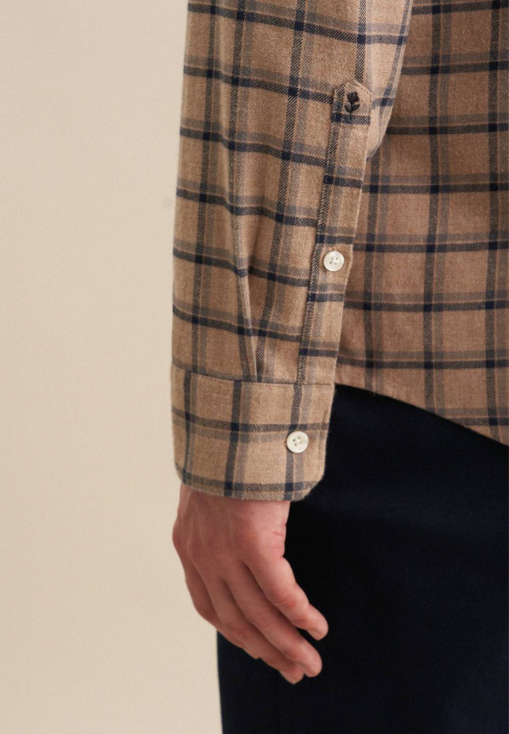 Studio Seidensticker Flanell Casual Hemd in Slim mit Button-Down-Kragen Clearance-Verkauf