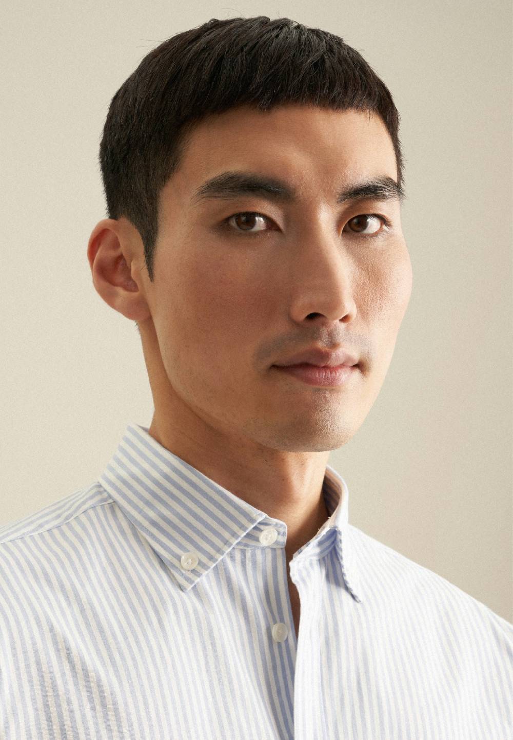 Studio Seidensticker Twill Casual Hemd in Regular mit Button-Down-Kragen Fabrikladen