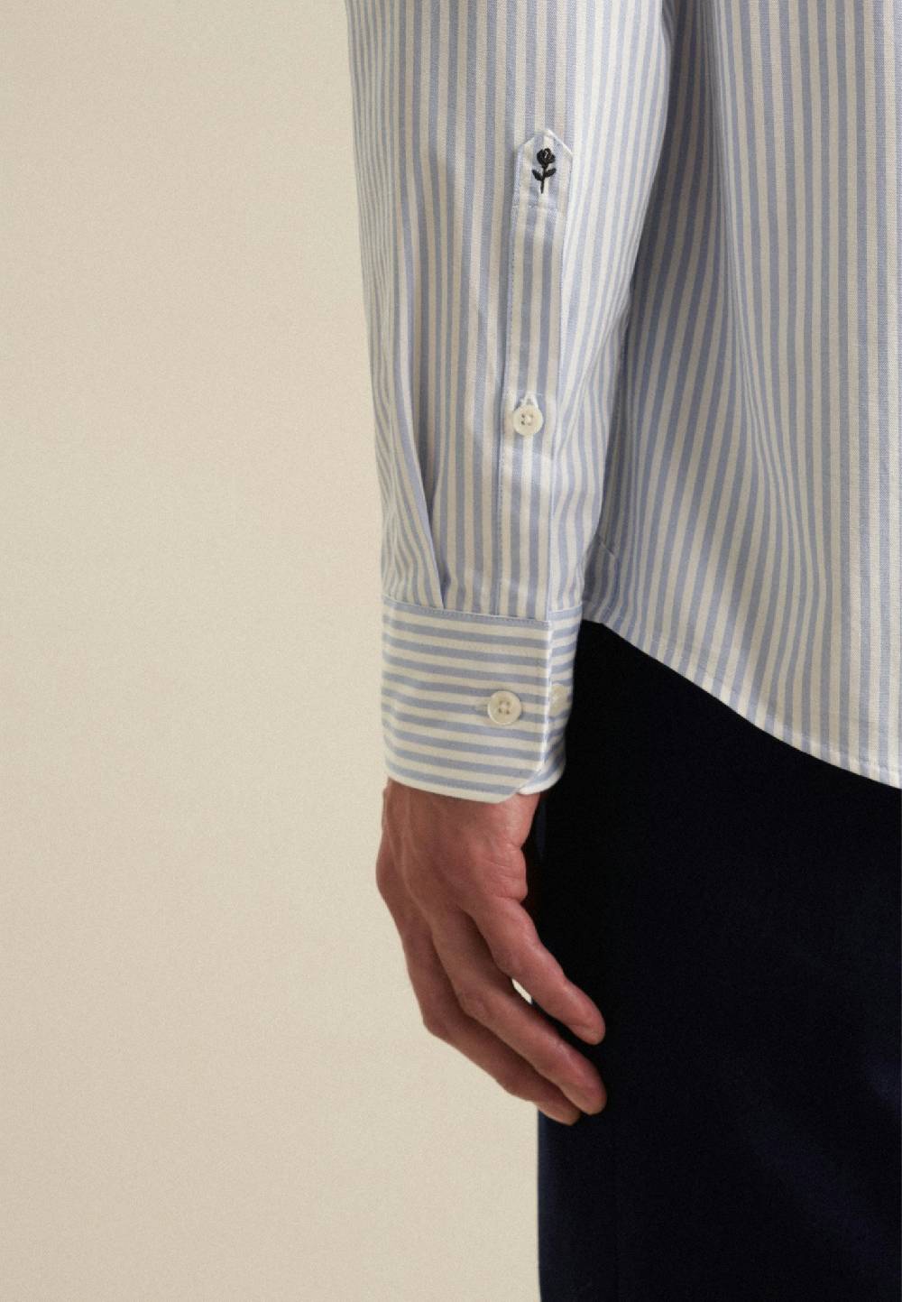 Studio Seidensticker Twill Casual Hemd in Regular mit Button-Down-Kragen Fabrikladen