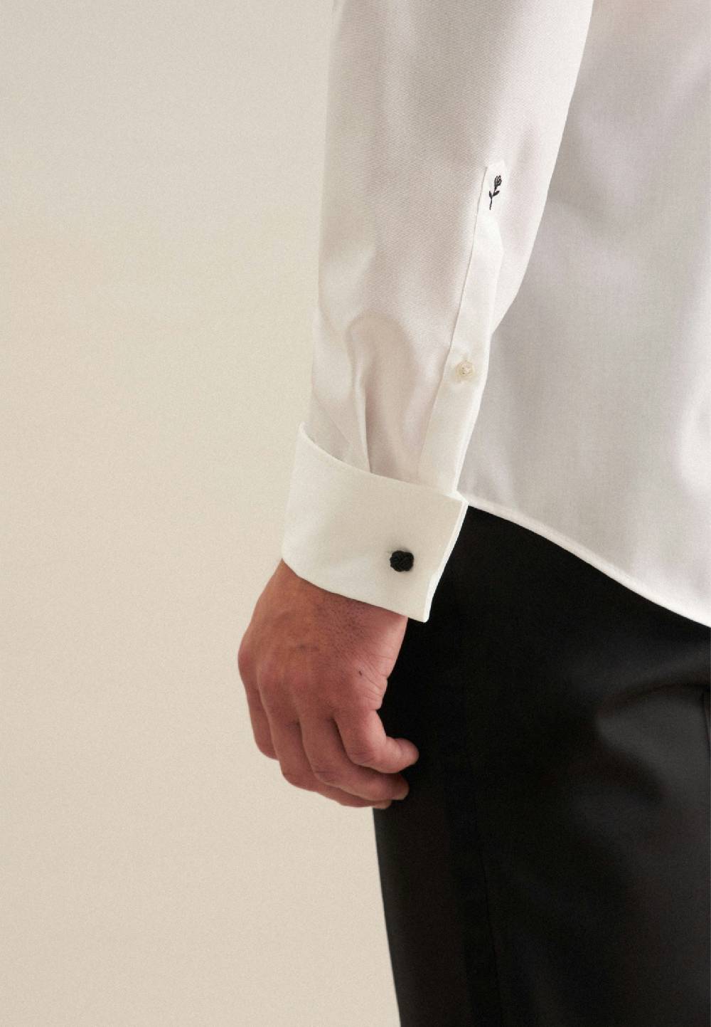 Studio Seidensticker Bügelfreies Popeline Business Hemd in Slim mit Kentkragen Kauf eins, bekomm eins gratis