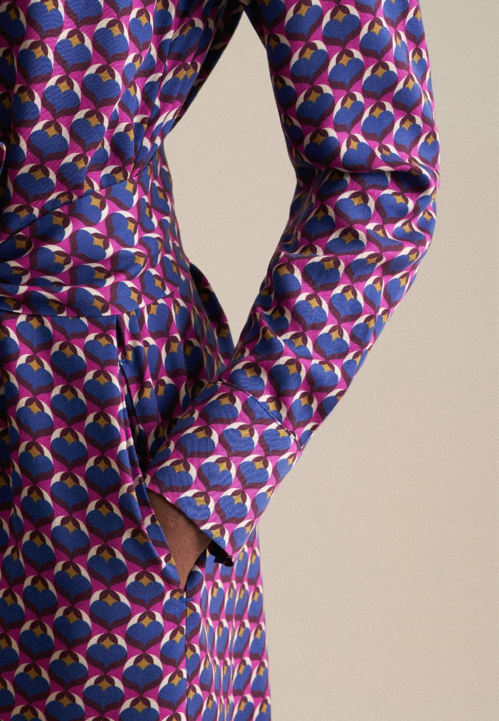 Studio Seidensticker Twill Midi Kleid Im Verkauf
