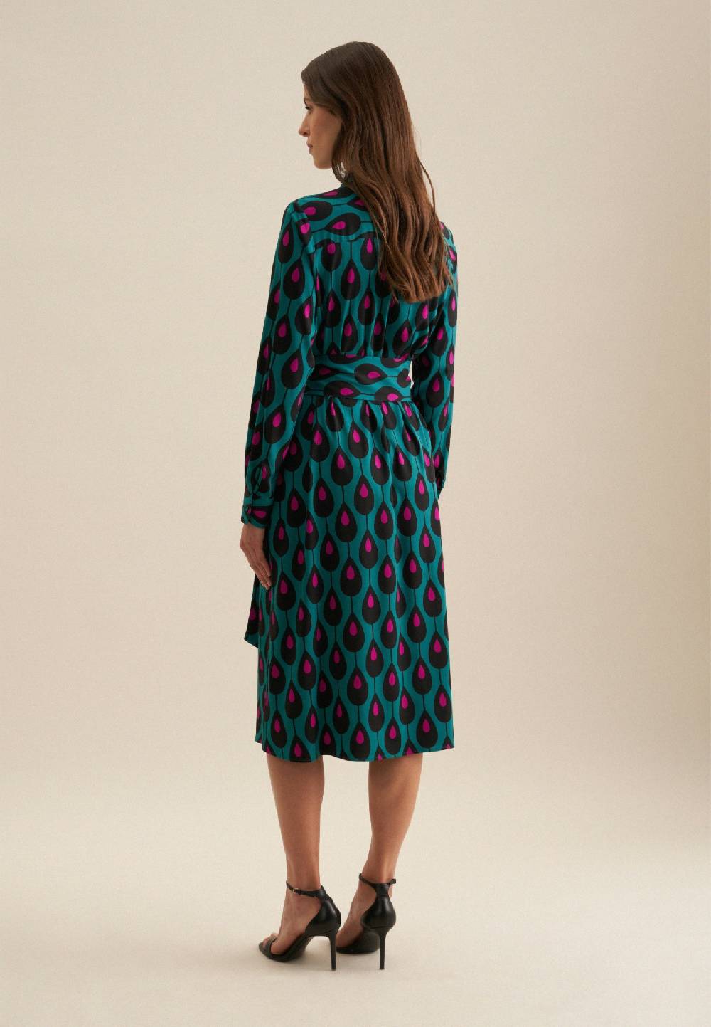 Studio Seidensticker Twill Midi Kleid Rabatte dieses Monats