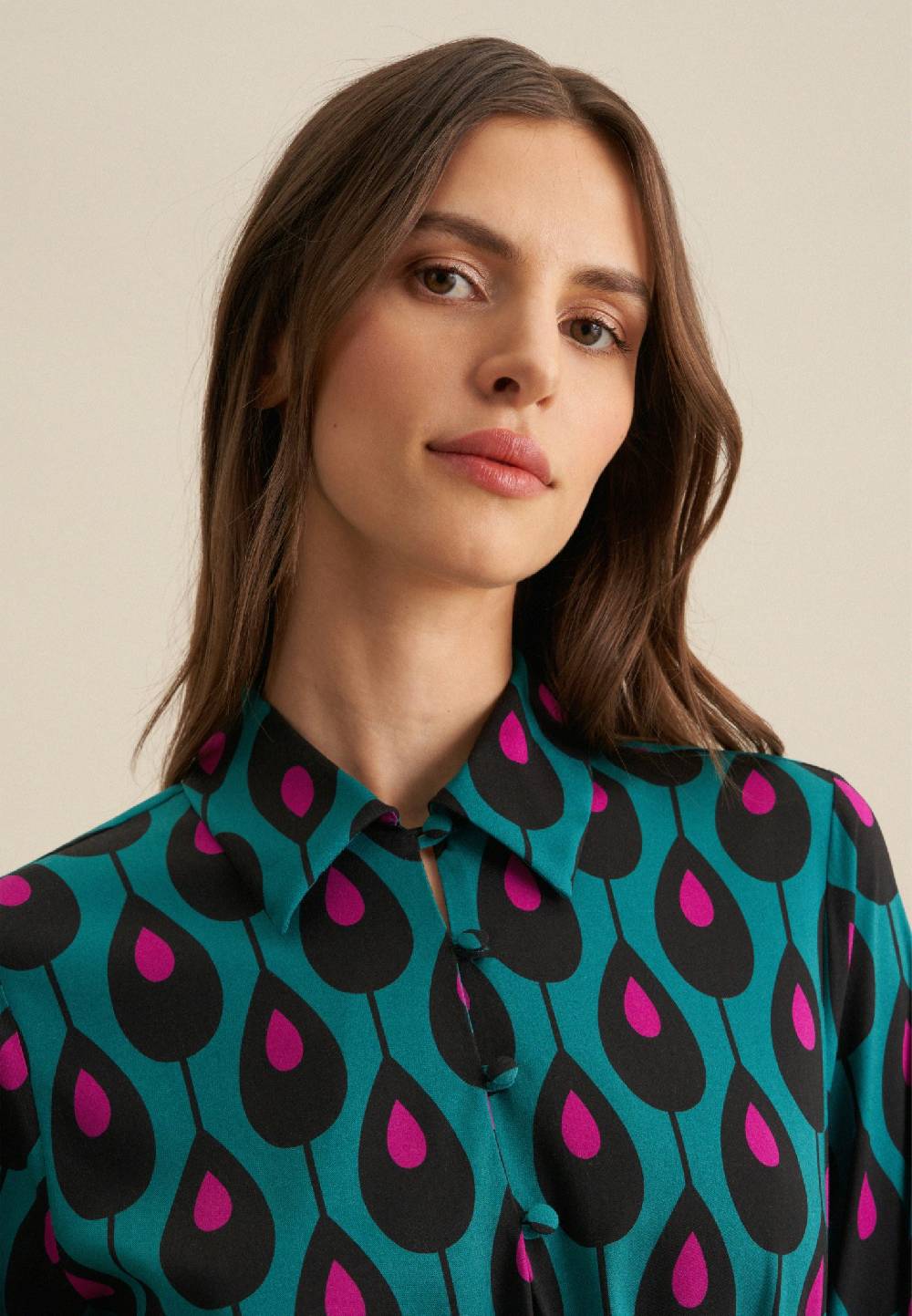 Studio Seidensticker Twill Midi Kleid Rabatte dieses Monats