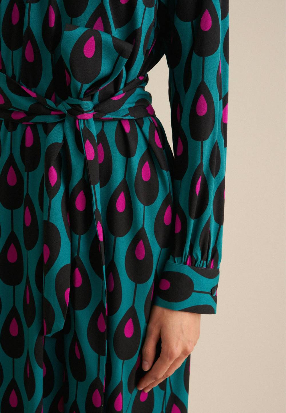 Studio Seidensticker Twill Midi Kleid Rabatte dieses Monats
