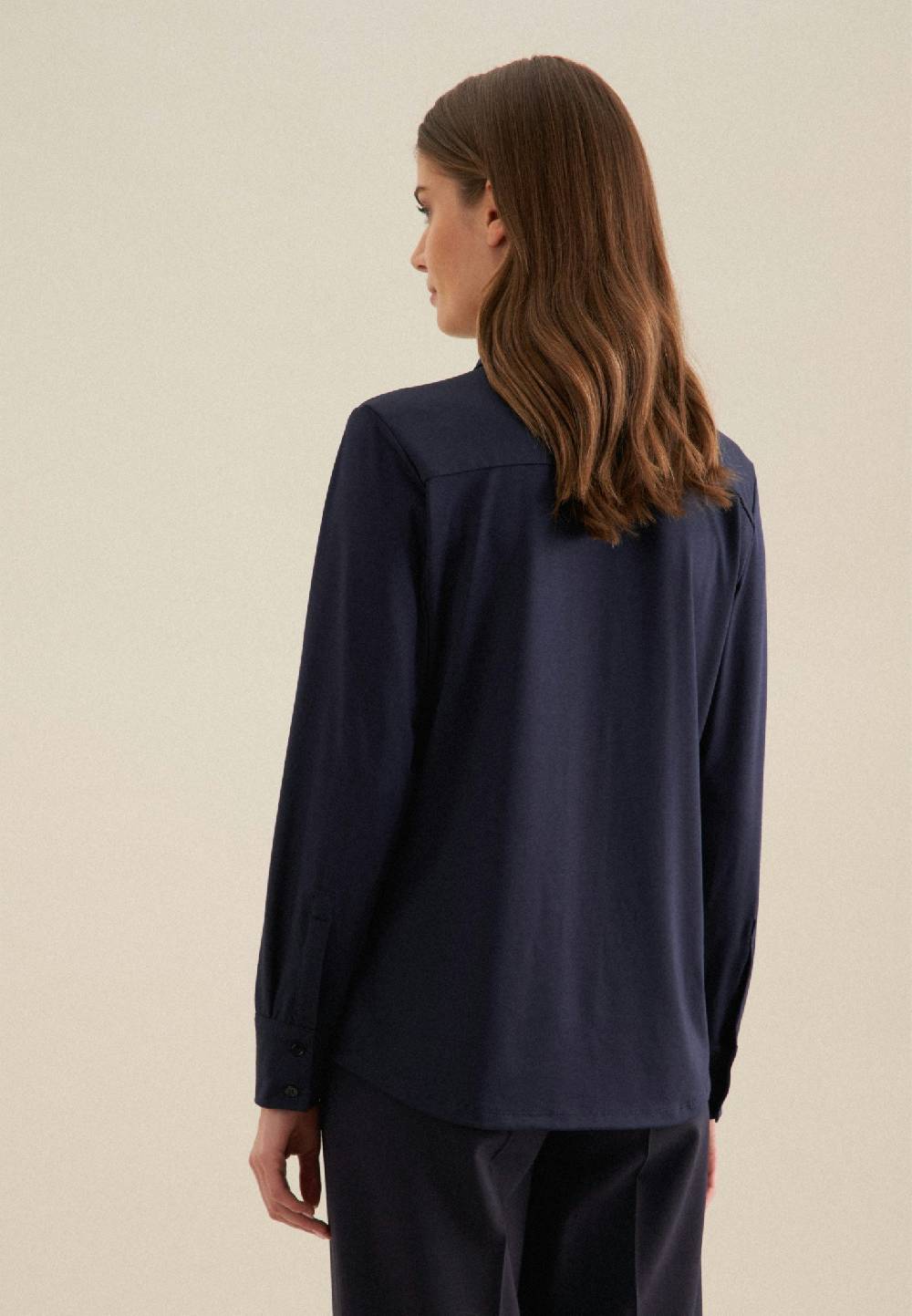 Studio Seidensticker Jersey Hemdbluse Preisnachlass