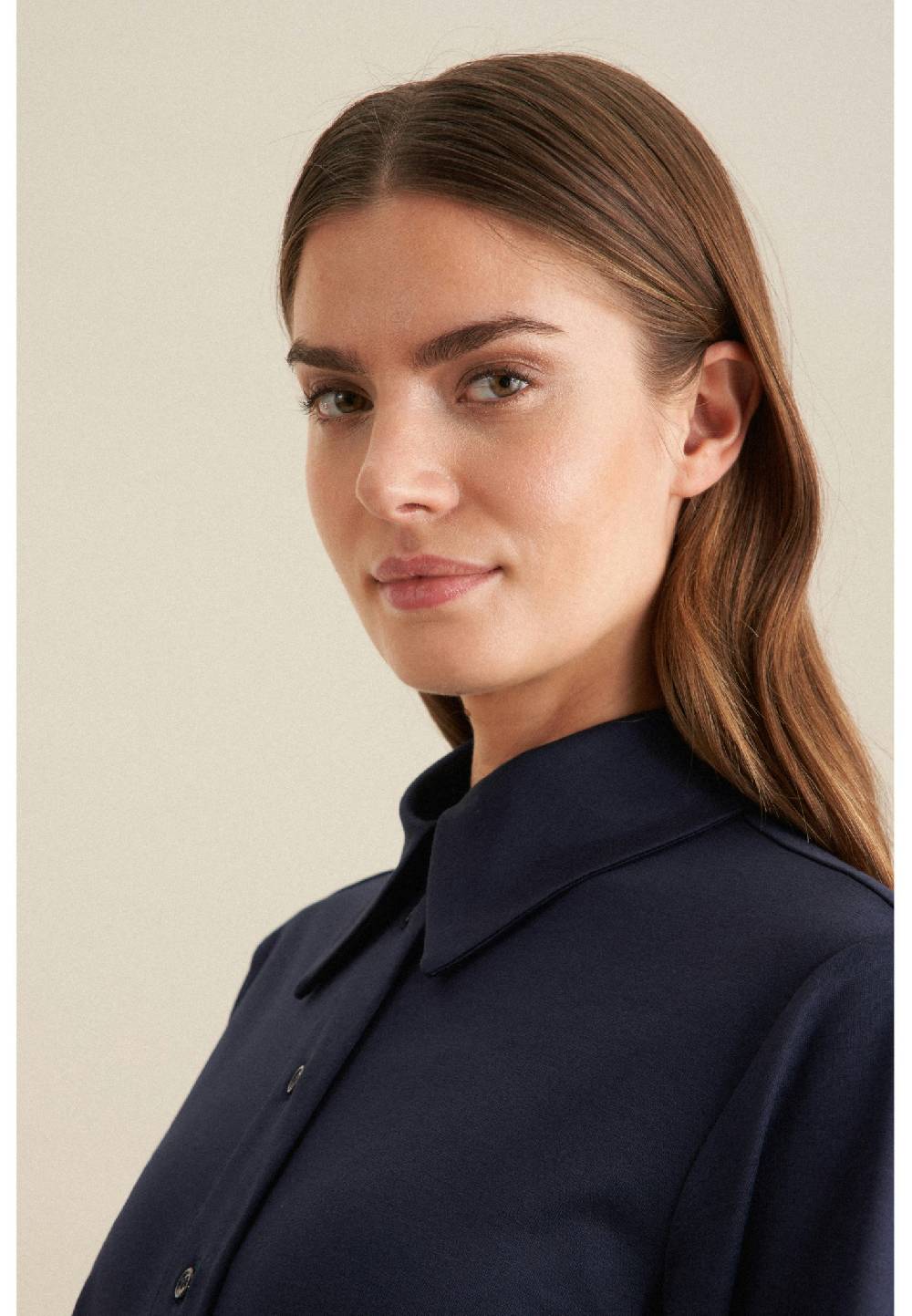 Studio Seidensticker Jersey Hemdbluse Preisnachlass