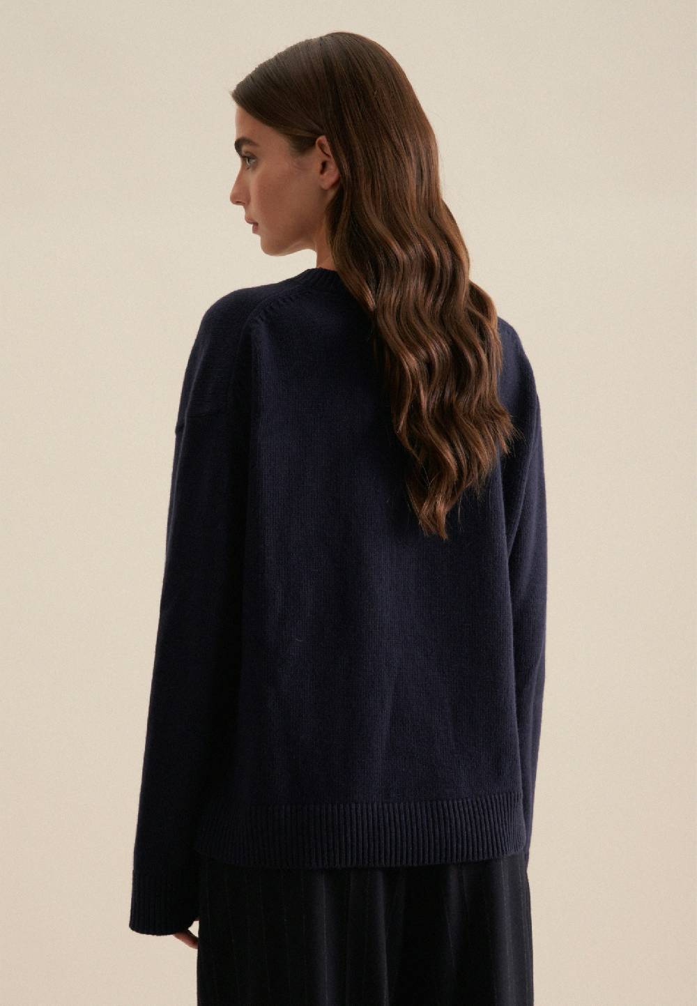 Studio Seidensticker Rundhals Pullover Oversized Tiefpreis