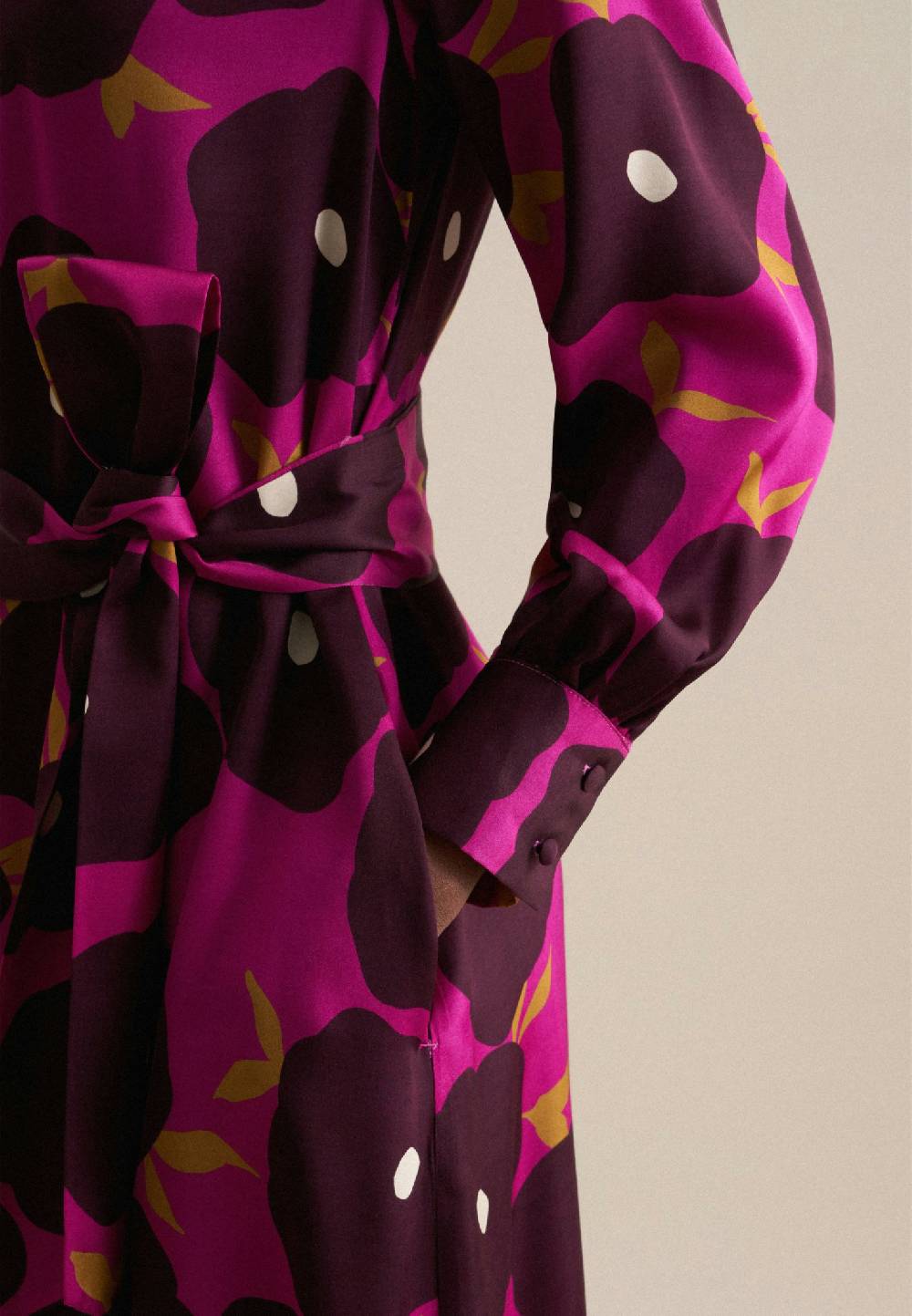 Studio Seidensticker Satin Midi Kleid Super Rabatt