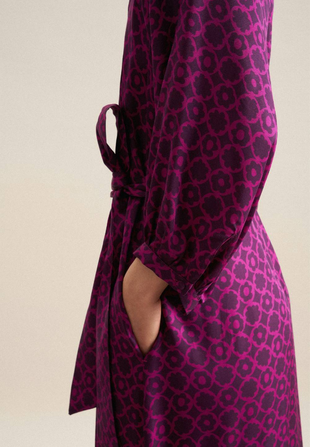 Studio Seidensticker Twill Midi Kleid Riesige Rabatte