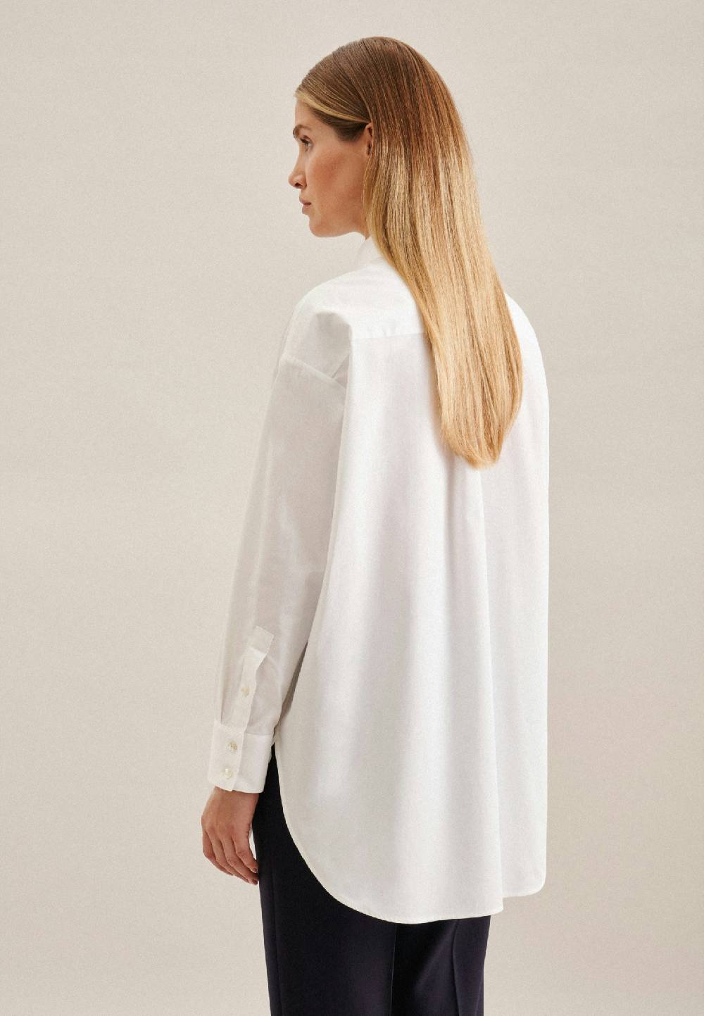 Studio Seidensticker Twill Longbluse Clearance-Verkauf