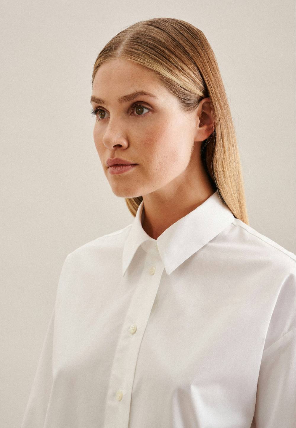 Studio Seidensticker Twill Longbluse Clearance-Verkauf