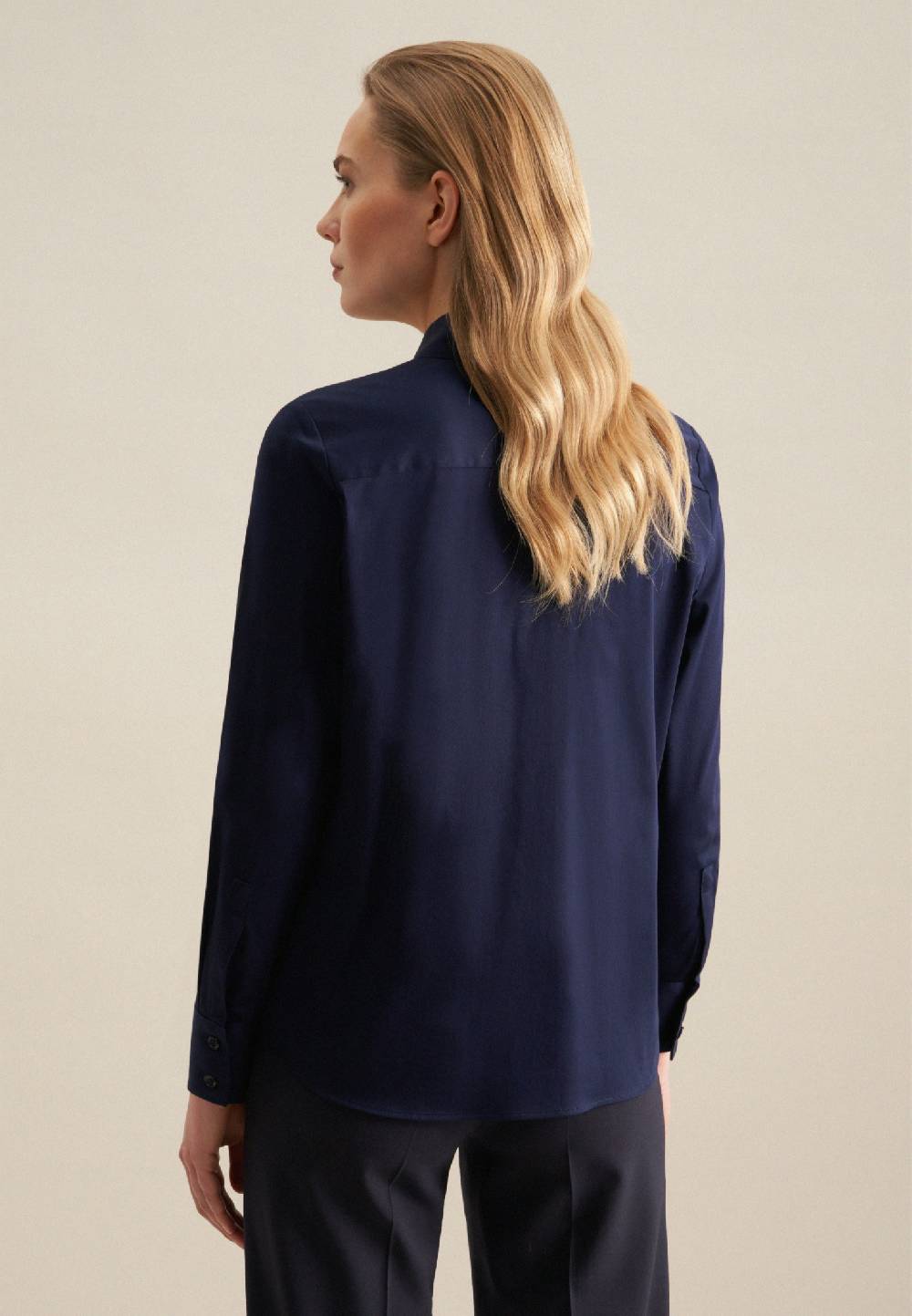 Studio Seidensticker Satin Hemdbluse Kostenloser Versand international