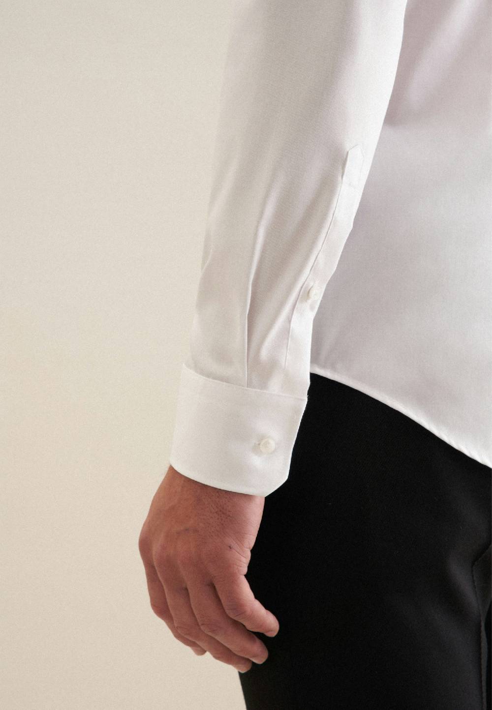 Studio Seidensticker Bügelfreies Twill Business Hemd in Slim mit Kentkragen Kauf eins, bekomm eins gratis