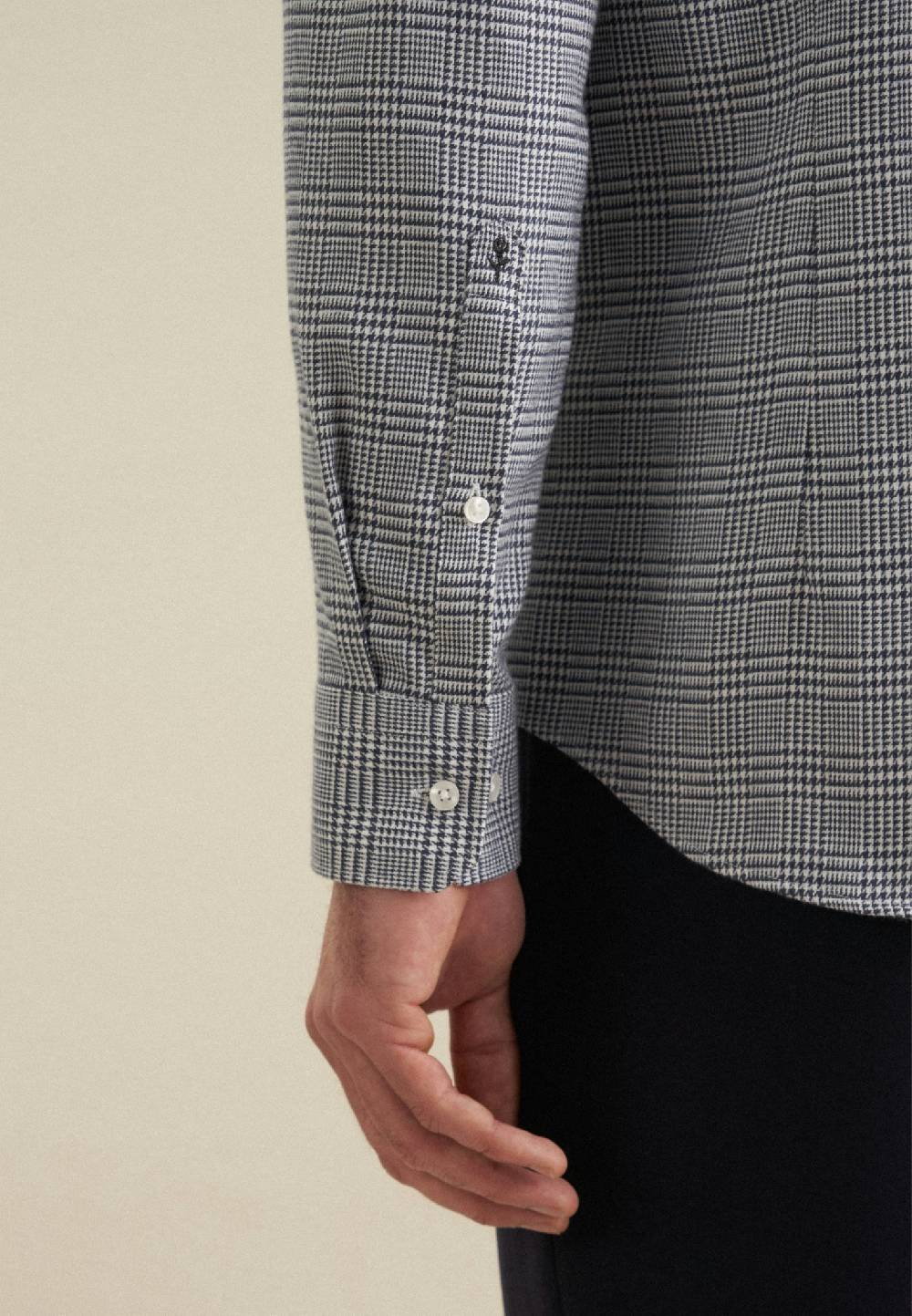 Studio Seidensticker Flanell Flanellhemd in Shaped mit Kentkragen Kostenloser Versand international