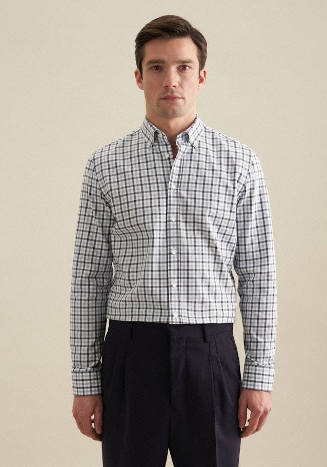 Studio Seidensticker Flanell Flanellhemd in Slim mit Button-Down-Kragen 2025