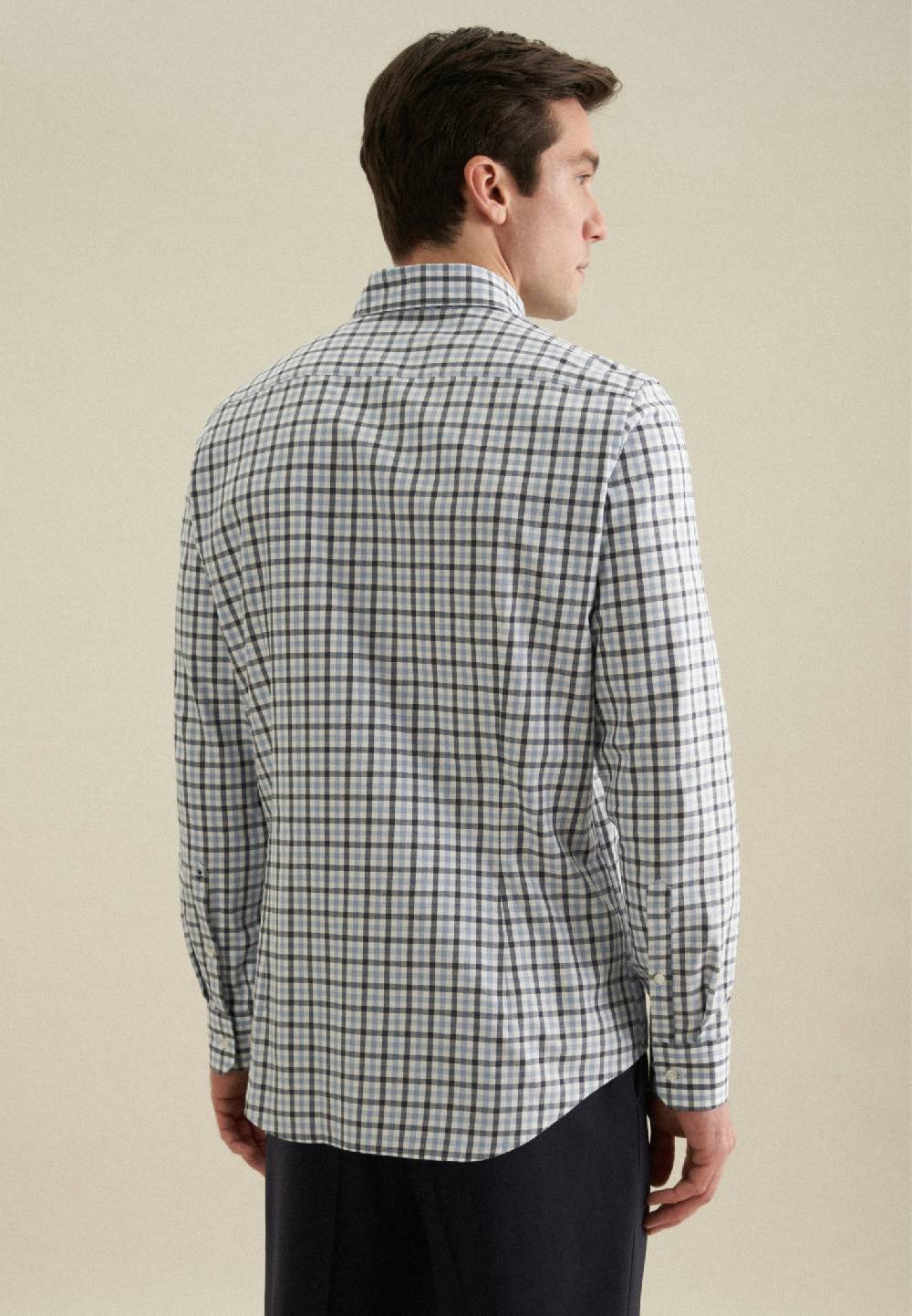 Studio Seidensticker Flanell Flanellhemd in Slim mit Button-Down-Kragen 2025