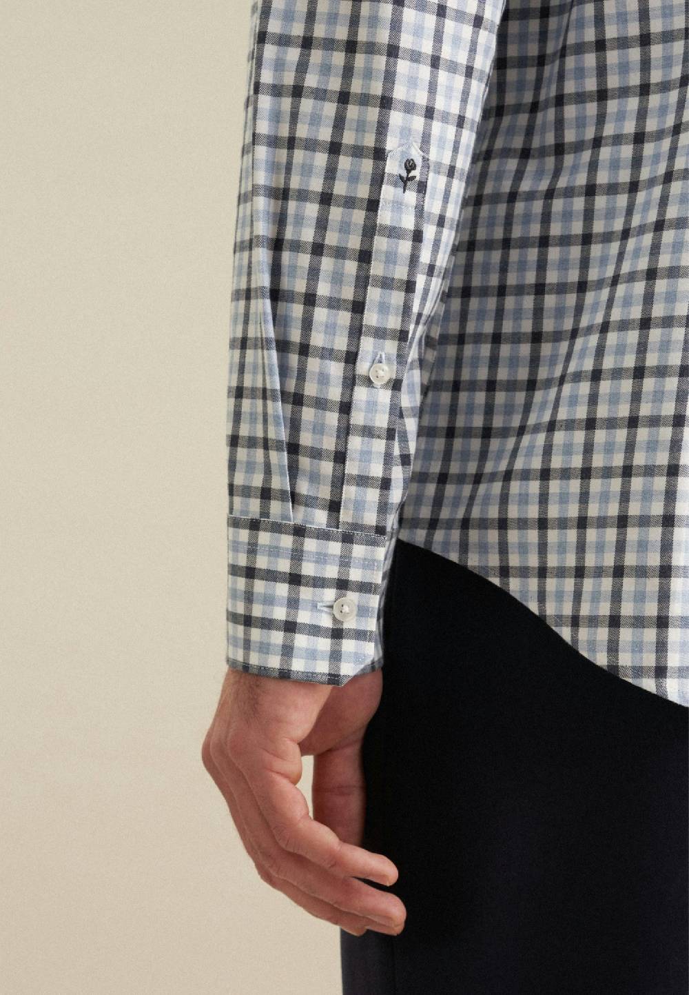 Studio Seidensticker Flanell Flanellhemd in Slim mit Button-Down-Kragen 2025