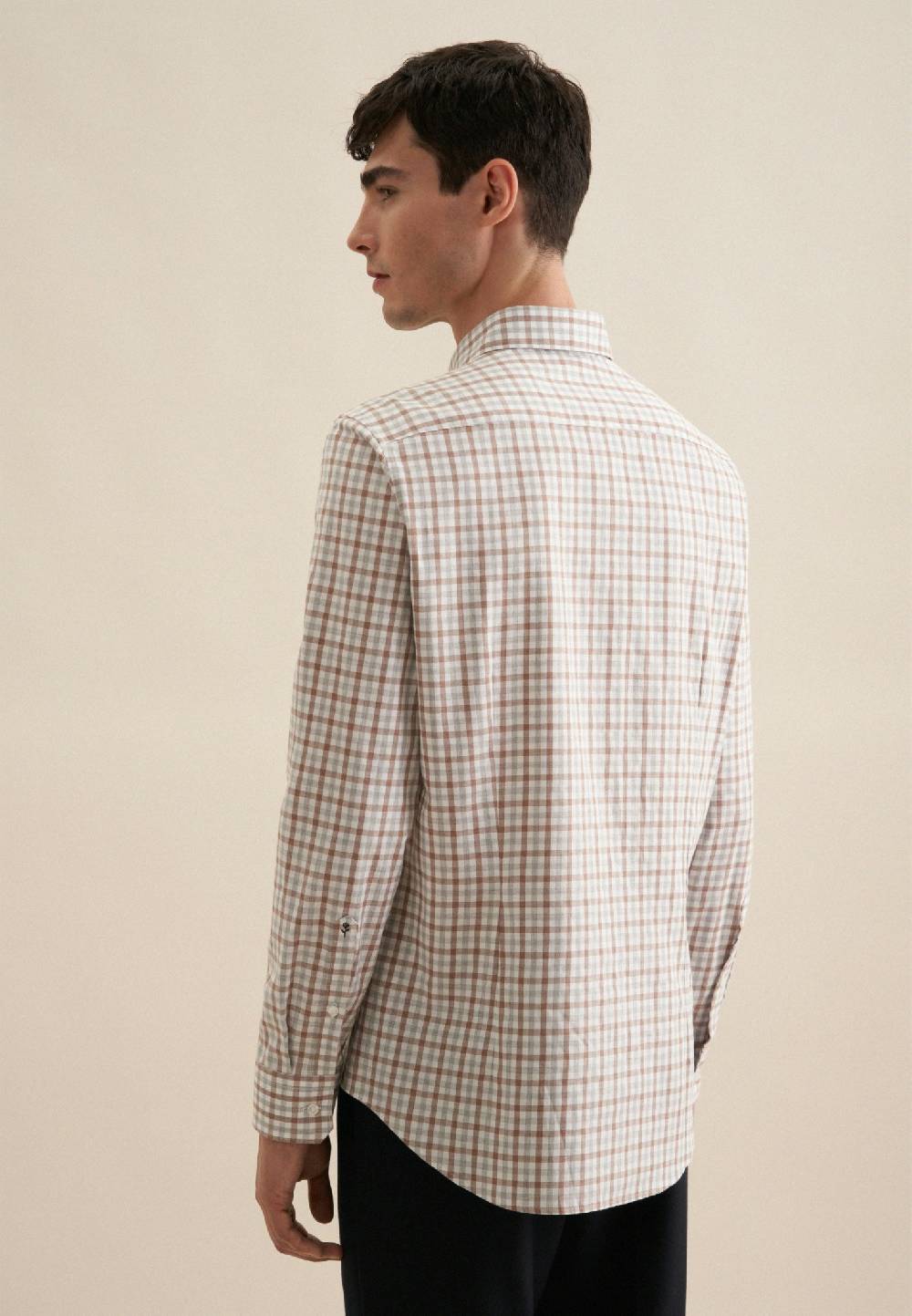 Studio Seidensticker Flanell Flanellhemd in Slim mit Button-Down-Kragen Online
