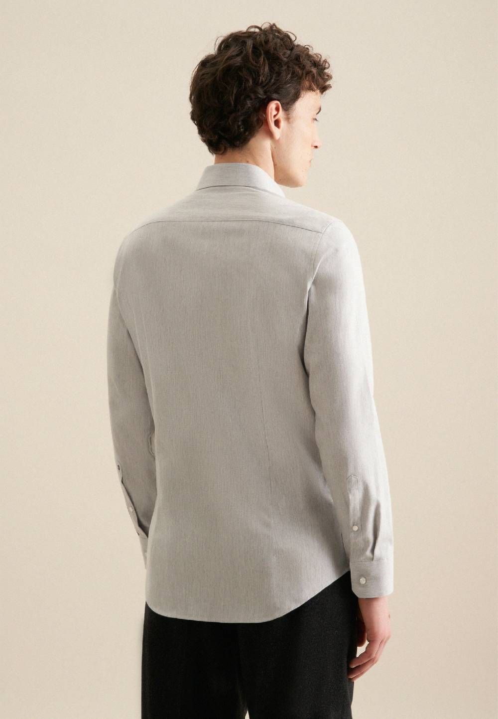 Studio Seidensticker Flanell Flanellhemd in Slim mit Kentkragen Outlet