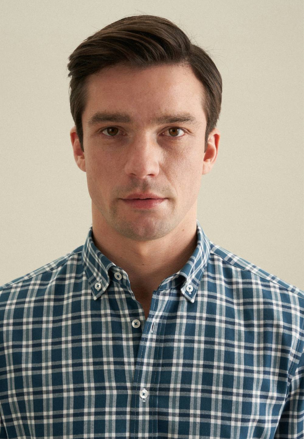 Studio Seidensticker Flanell Flanellhemd in Slim mit Button-Down-Kragen Blitzangebot