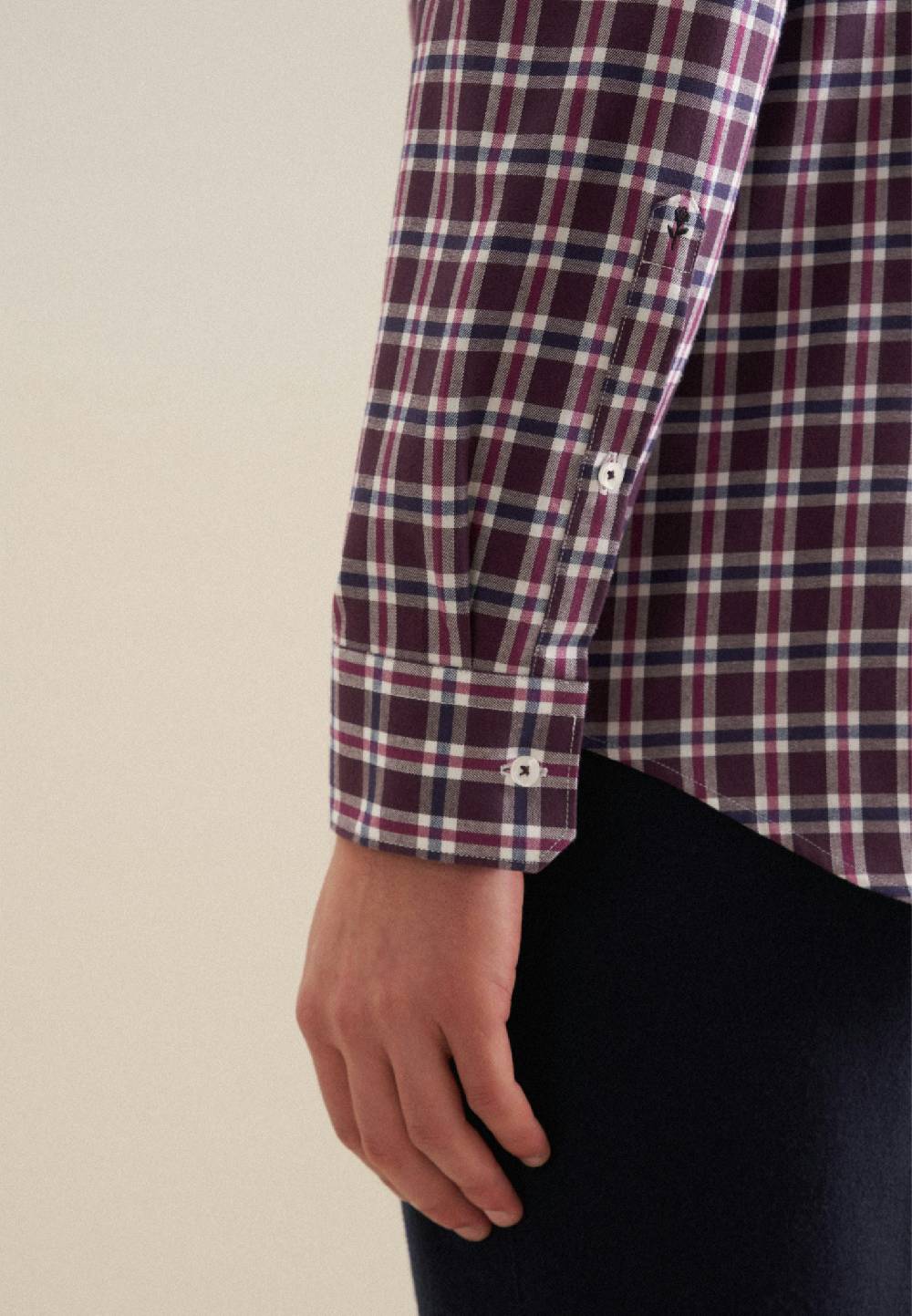 Studio Seidensticker Flanell Flanellhemd in Slim mit Button-Down-Kragen JETZT KAUFEN