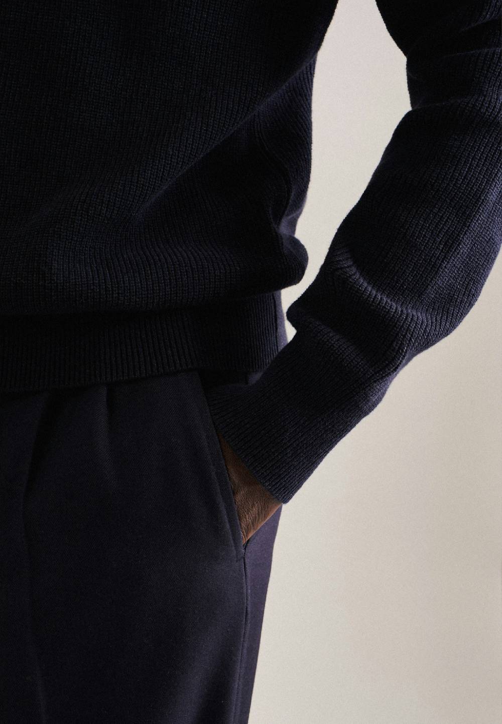 Studio Seidensticker Stehkragen Pullover Gerader Schnitt (Normal-Fit) Letzte 3 Tage
