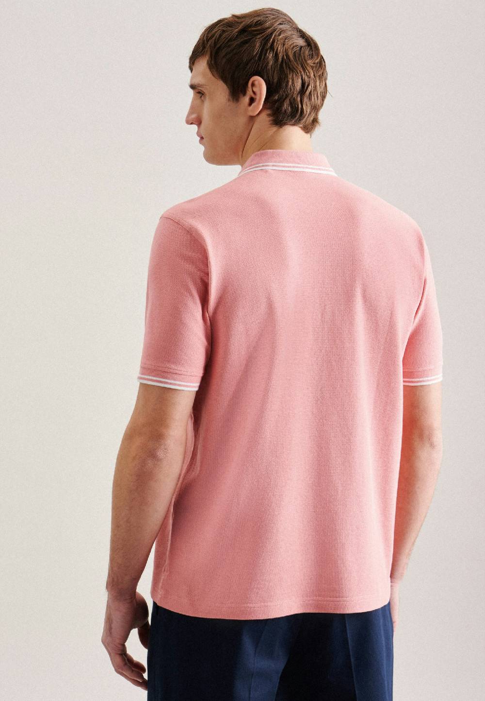 Studio Seidensticker Kragen Polo-Shirt Gerader Schnitt (Normal-Fit) Neueste Stile