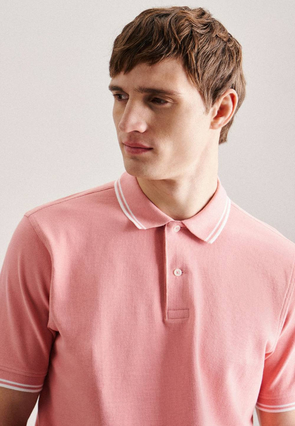 Studio Seidensticker Kragen Polo-Shirt Gerader Schnitt (Normal-Fit) Neueste Stile
