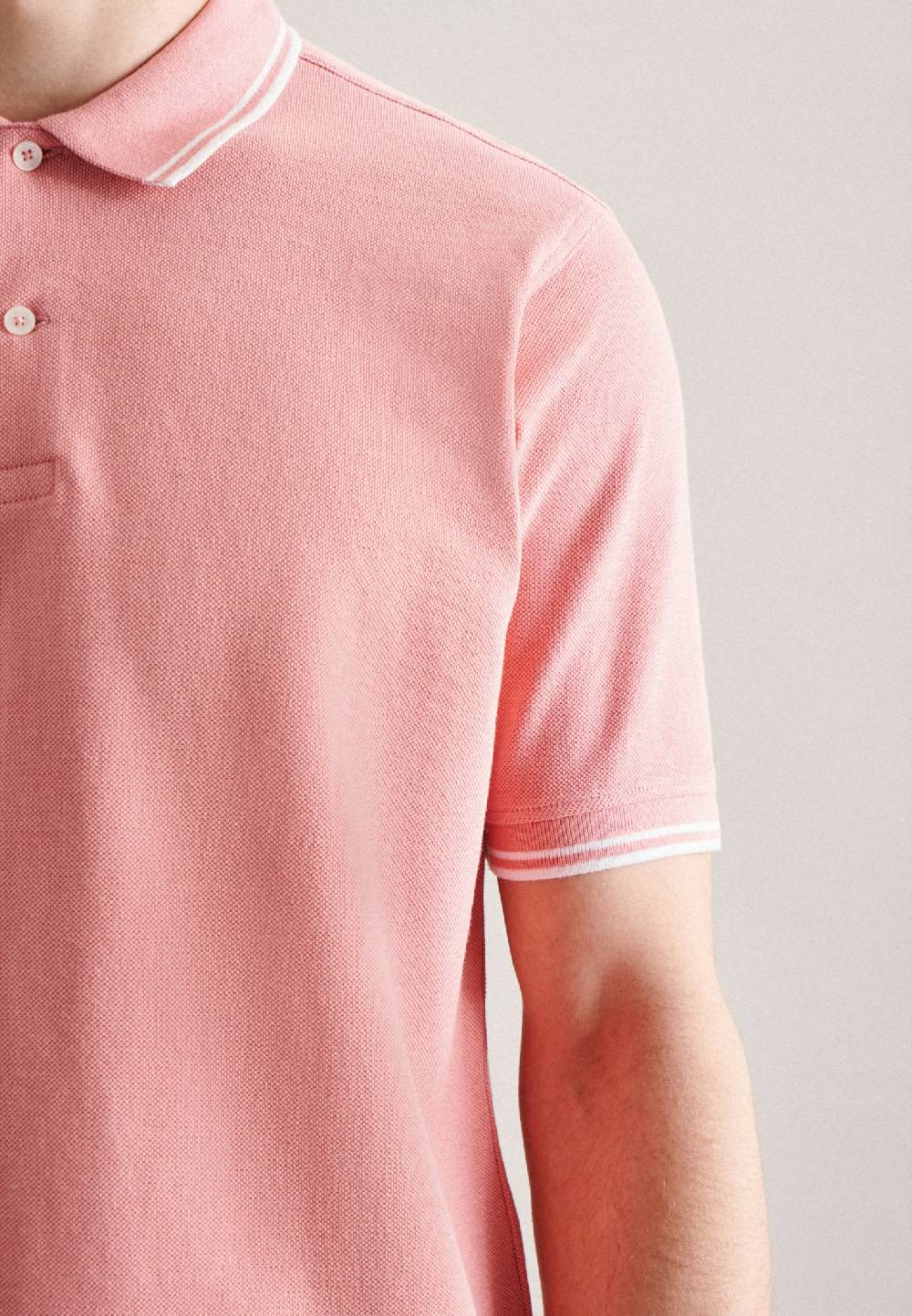 Studio Seidensticker Kragen Polo-Shirt Gerader Schnitt (Normal-Fit) Neueste Stile