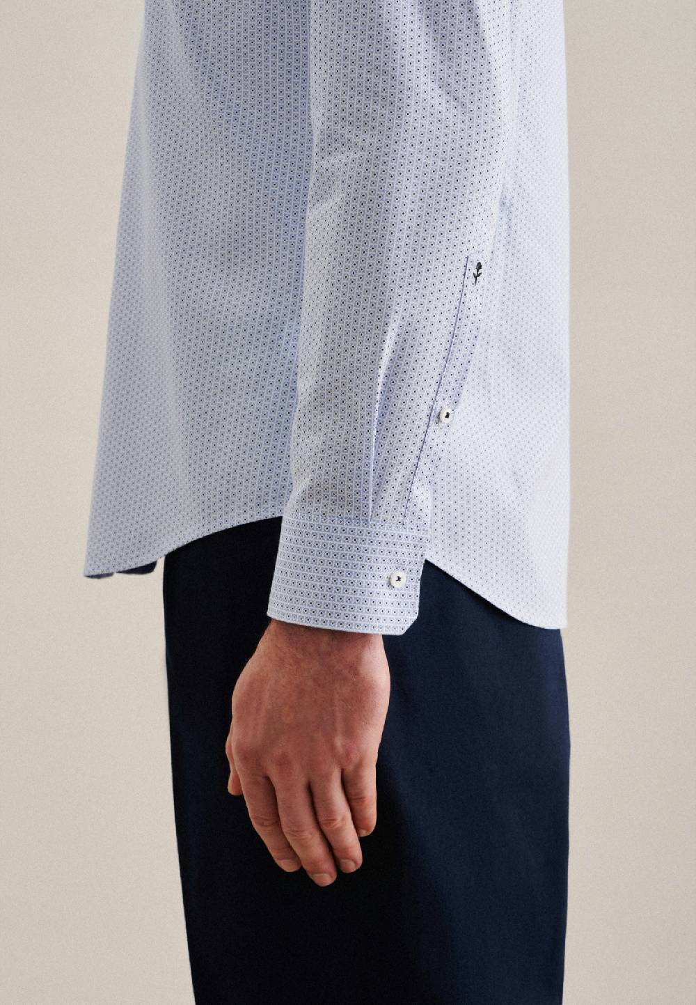 Studio Seidensticker Twill Business Hemd in Slim mit Covered-Button-Down-Kragen Zeitlich begrenztes Angebot