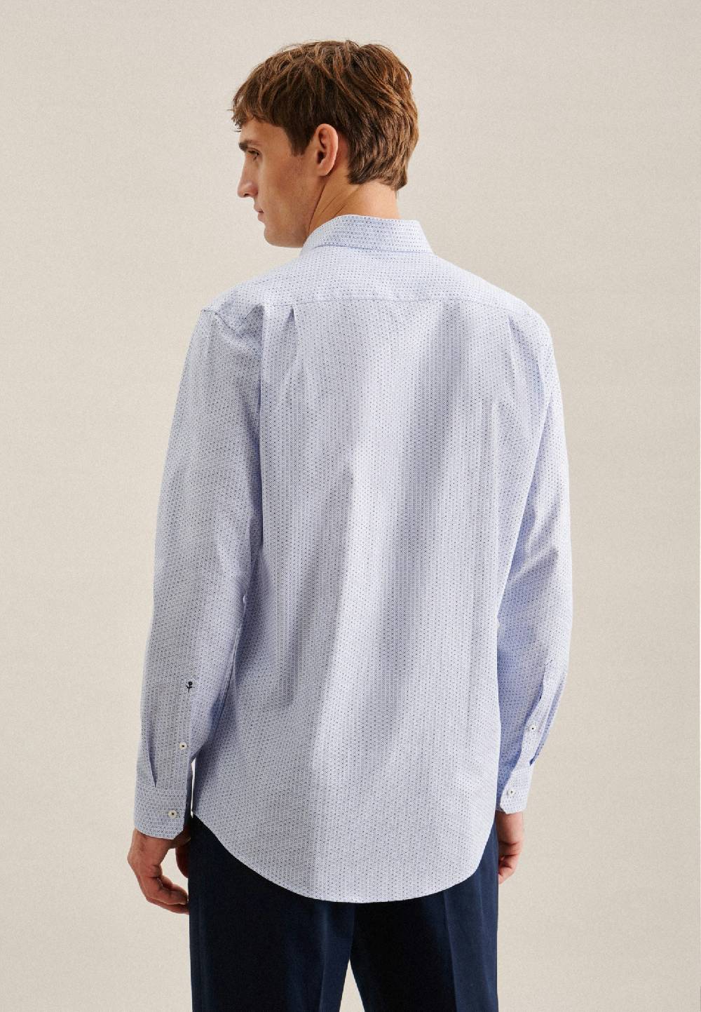 Studio Seidensticker Twill Business Hemd in Regular mit Covered-Button-Down-Kragen Begrenzte Freigabe