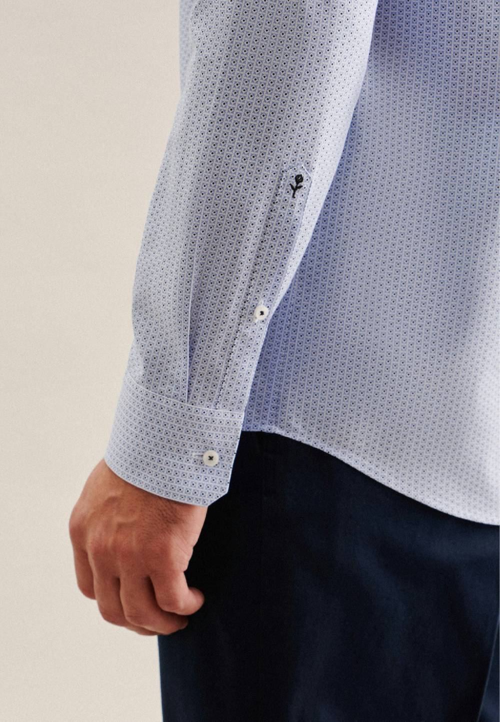 Studio Seidensticker Twill Business Hemd in Regular mit Covered-Button-Down-Kragen Begrenzte Freigabe