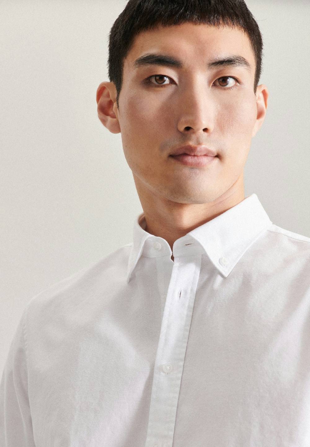Studio Seidensticker Oxford Business Hemd in Shaped mit Button-Down-Kragen Weihnachtsangebot