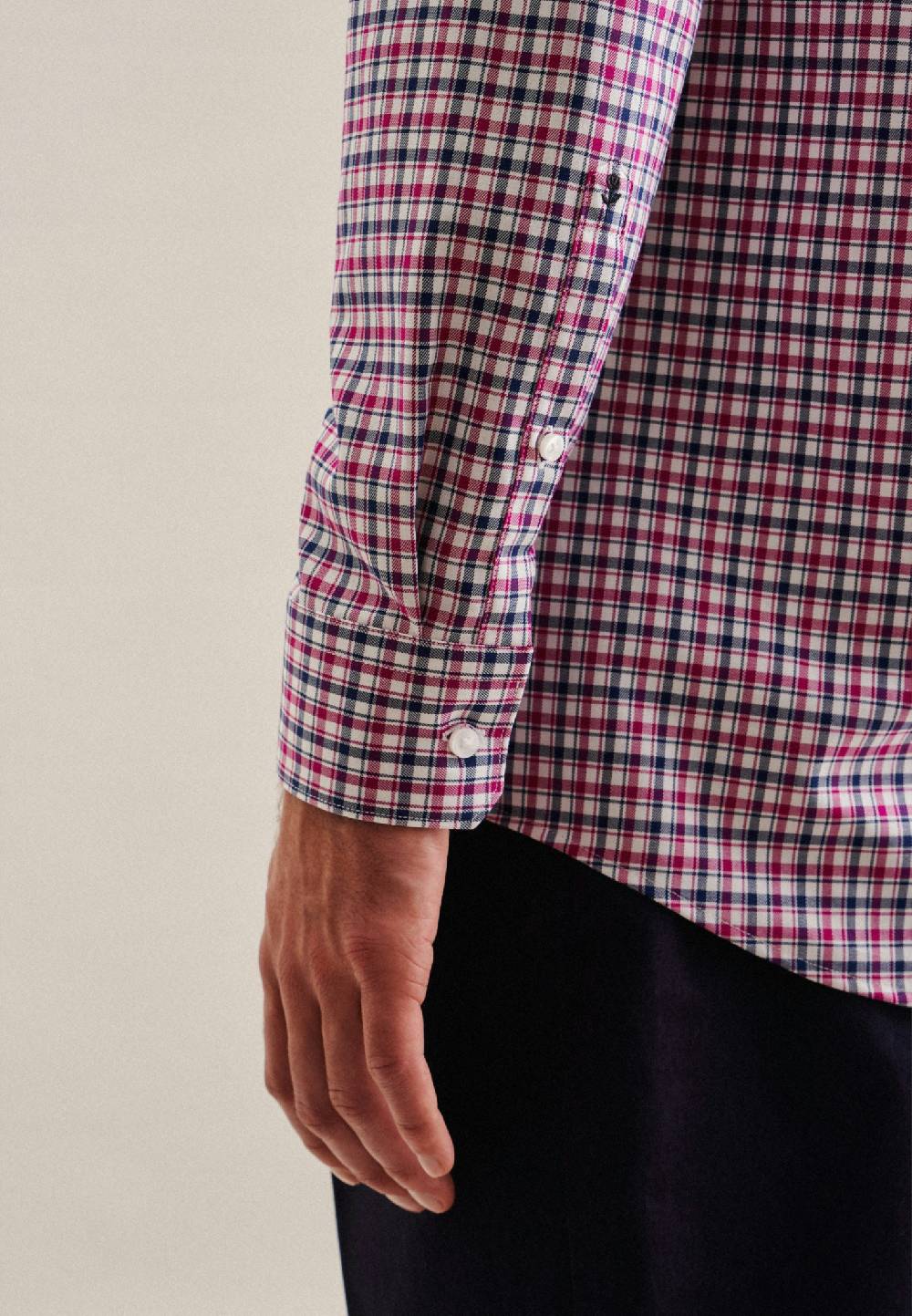Studio Seidensticker Bügelfreies Twill Business Hemd in Regular mit Button-Down-Kragen Kauf eins, bekomm eins gratis