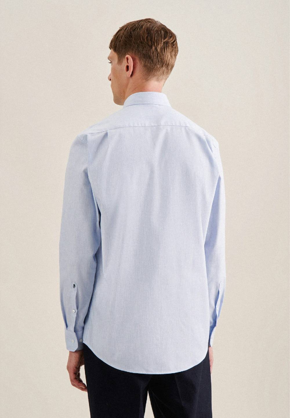 Studio Seidensticker Twill Business Hemd in Regular mit Button-Down-Kragen Letzter Tag