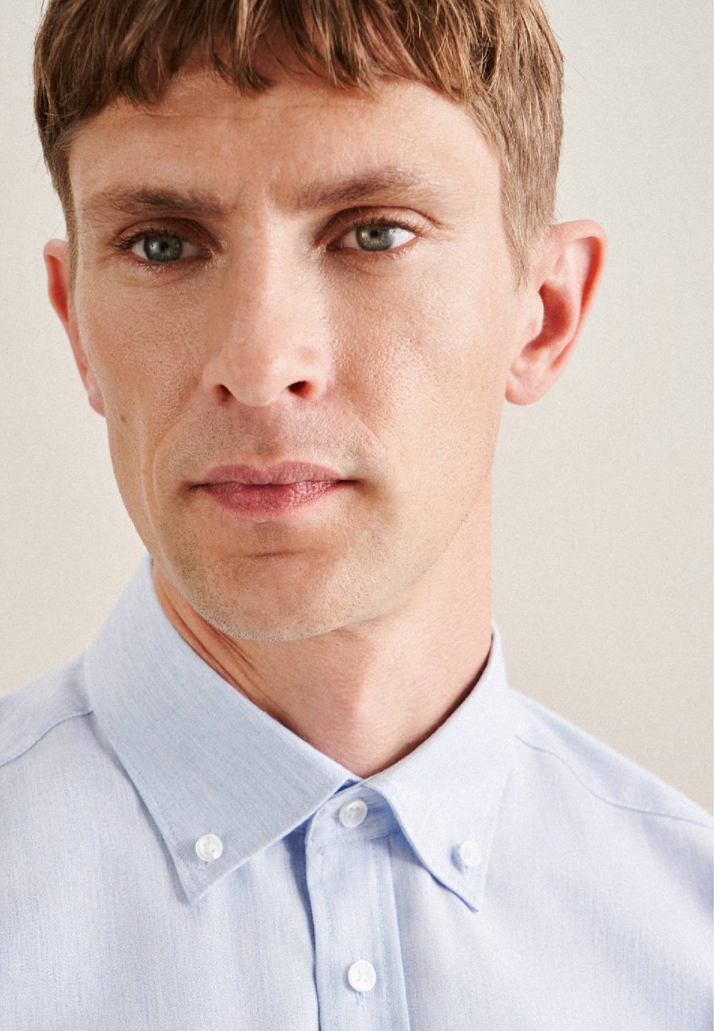 Studio Seidensticker Twill Business Hemd in Regular mit Button-Down-Kragen Letzter Tag