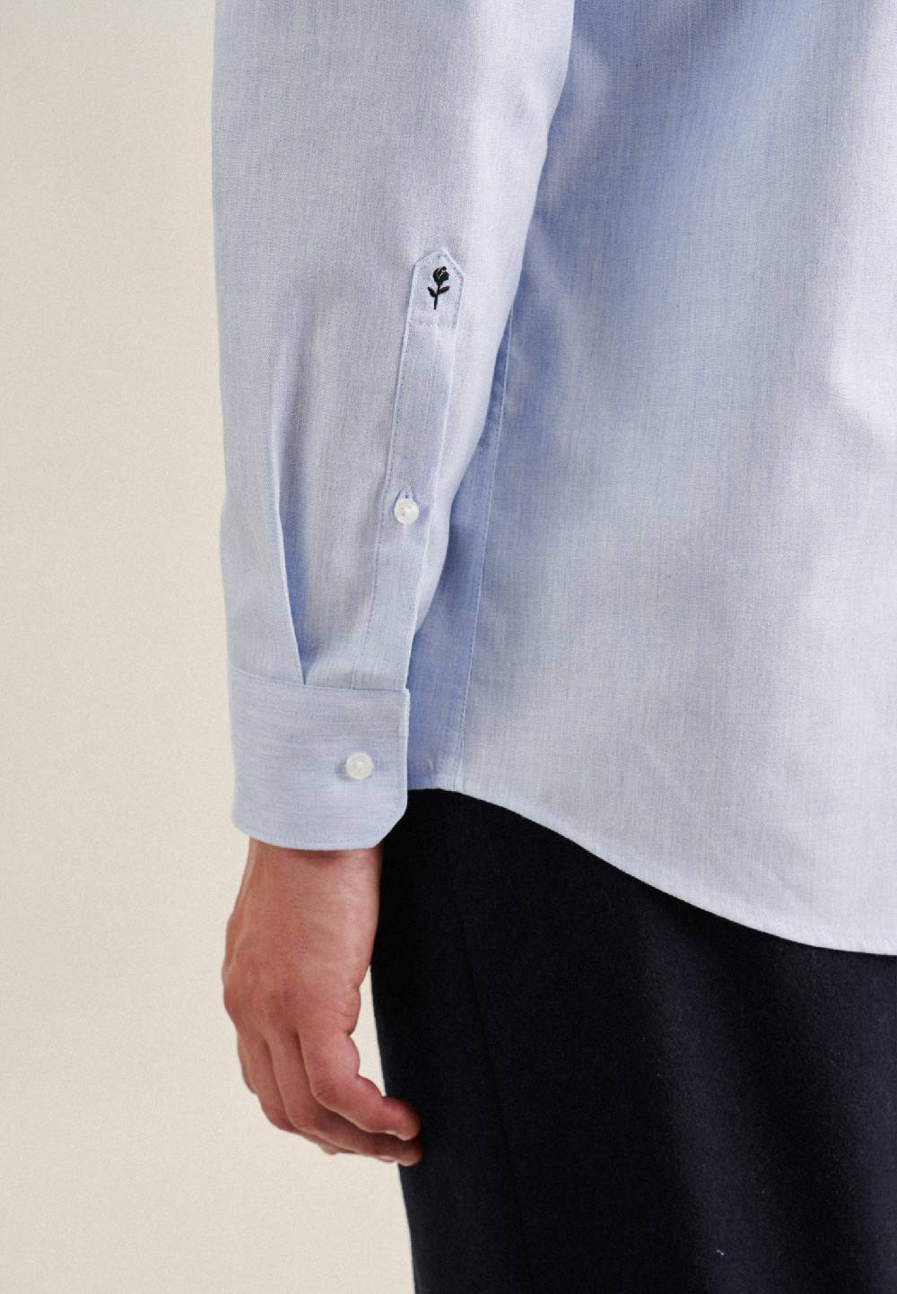 Studio Seidensticker Twill Business Hemd in Regular mit Button-Down-Kragen Letzter Tag